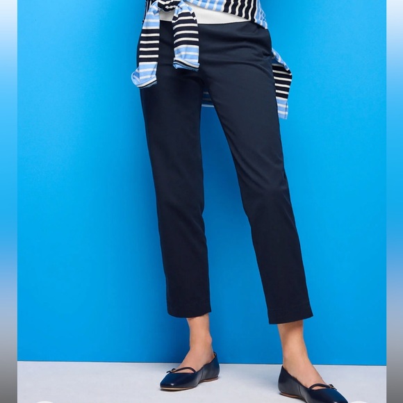 Talbots Perfect Crop Pants in Indigo Blue Size 18W - Picture 2 of 12